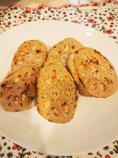 つくねのレンコンはさみ焼き-レシピのメイン写真