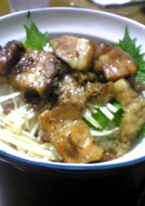 豚バラ丼-レシピのメイン写真