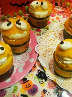 ハロウィン❤おばけかぼちゃマフィン-レシピのメイン写真