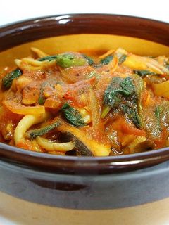 きのこのトマト煮♪(&パスタ)-レシピのメイン写真