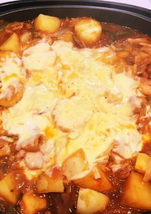 チーズダッカルビ-レシピのメイン写真