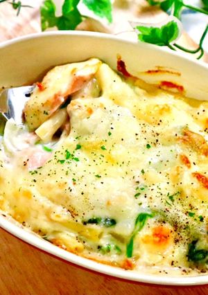 ☆鮭とほうれん草のマカロニグラタン☆-レシピのメイン写真
