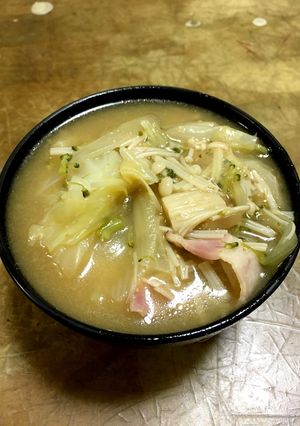 ちょーズボラな味噌スープ-レシピのメイン写真