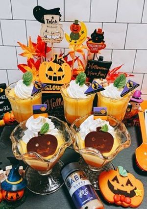 マシュマロでパンプキンムース-レシピのメイン写真