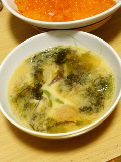 マツモ・あおさ海苔あんかけ海鮮茶碗蒸し-レシピのメイン写真