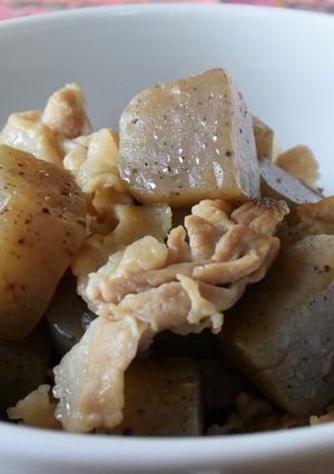 豚バラとこんにゃくの醤油煮-レシピのメイン写真