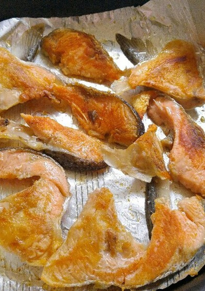 生の鮭カマの塩焼き　保存方法-レシピのメイン写真