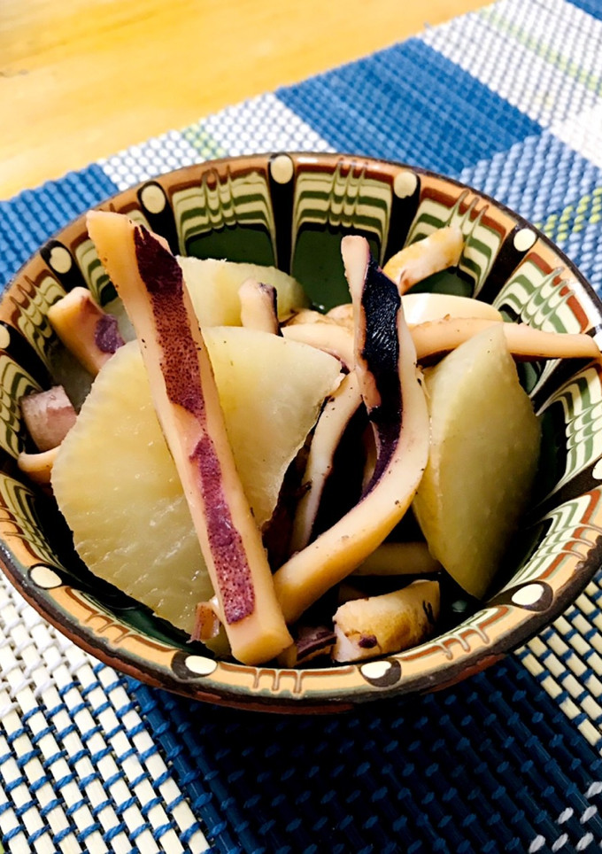 やわらか焼きいかと大根の煮物-レシピのメイン写真