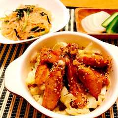 手羽中❁にんにく醤油ダレ-レシピのメイン写真