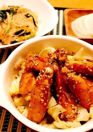 手羽中❁にんにく醤油ダレ-レシピのメイン写真