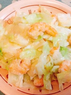 えびとキャベツの創味シャンタン炒め-レシピのメイン写真