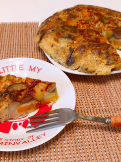 豪華☆秋のほくほくスパニッシュオムレツ-レシピのメイン写真