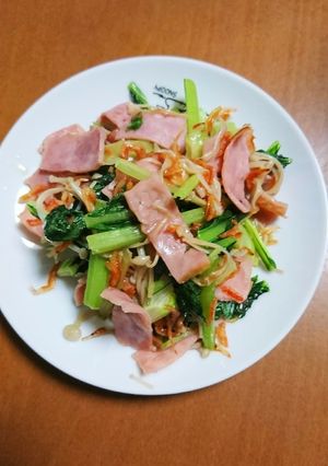 小松菜とベーコンの中華風-レシピのメイン写真