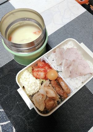 簡単 シチュー付き弁当 1029-レシピのメイン写真
