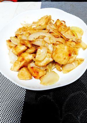 激ウマ!ふわふわむね肉。マヨポン炒め-レシピのメイン写真