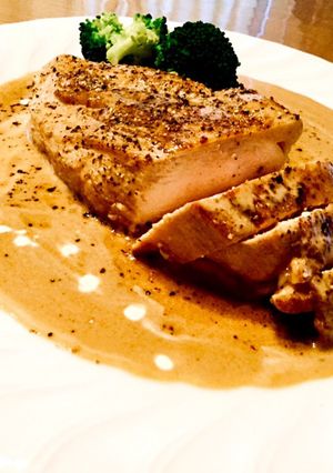 お店味*鶏むね肉のポワレ*クリームソース-レシピのメイン写真