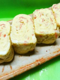 *豆腐とカニカマ入りだし巻き卵*-レシピのメイン写真