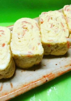 ＊豆腐とカニカマ入りだし巻き卵＊-レシピのメイン写真