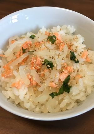 鮭ごはん-レシピのメイン写真