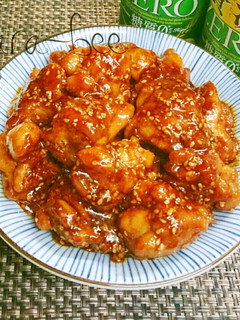 甘辛濃厚照りっ照り♪バル酢胡麻照りチキン-レシピのメイン写真