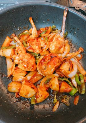 【簡単】鶏肉のケチャップ炒め♪♪-レシピのメイン写真