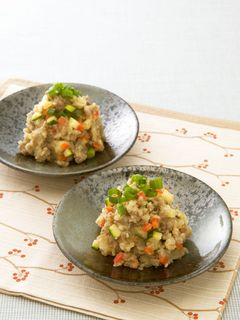 ひき肉の和風ポテサラ-レシピのメイン写真