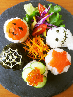 ふくまるでハロウィン手まり寿司♪-レシピのメイン写真