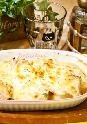 ホワイトソースなし里芋好きの味噌グラタン-レシピのメイン写真