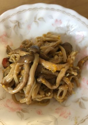 カレー味キノコ、サブジ風-レシピのメイン写真