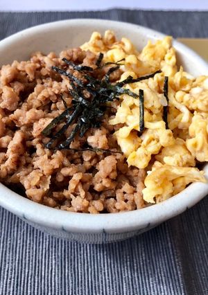 そぼろ丼-レシピのメイン写真