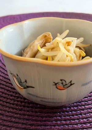 レンジで、、もやしと舞茸の和えもの-レシピのメイン写真