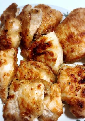 鶏胸肉あげない唐揚げ生姜味♪-レシピのメイン写真