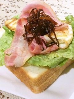 ふじっ子煮で!FBLEホットサンド-レシピのメイン写真