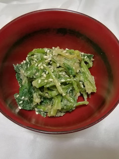レンチンほうれん草の胡麻和え-レシピのメイン写真