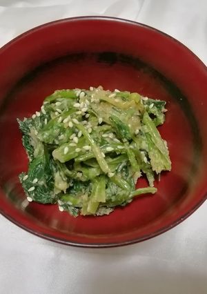 レンチンほうれん草の胡麻和え-レシピのメイン写真