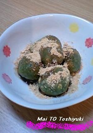 お手軽おやつに♪抹茶だんご-レシピのメイン写真