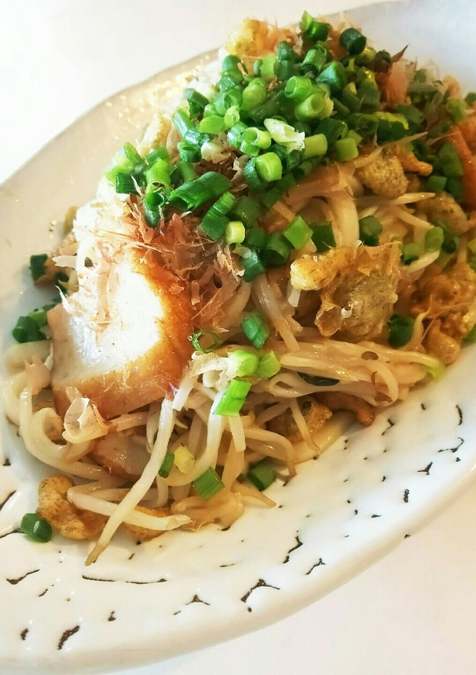 もやし さつま揚げ 天かす 焼うどん-レシピのメイン写真