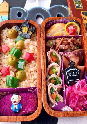 フランケンシュタインの怪物　こにぎり弁当-レシピのメイン写真