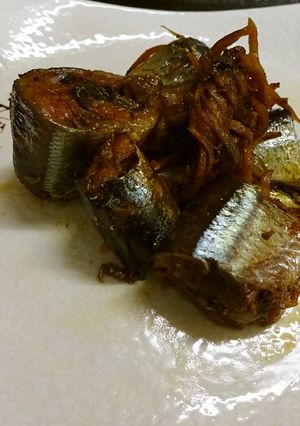 秋刀魚のまるごと辛煮　砂糖、みりん不使用-レシピのメイン写真