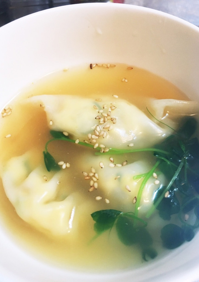 余った皮でネギ玉水餃子。余った皮で-レシピのメイン写真