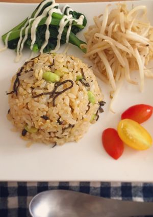 塩昆布チャーハン-レシピのメイン写真