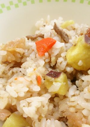 秋の香りご飯　♪大和市学校給食-レシピのメイン写真