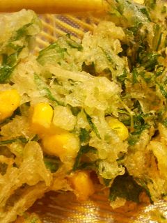 水菜とコーンのかき揚げ-レシピのメイン写真