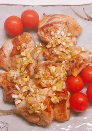 ご飯のメインは10分鶏肉のネギソースかけ-レシピのメイン写真