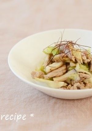 豚肉とキノコの中華風炒め-レシピのメイン写真