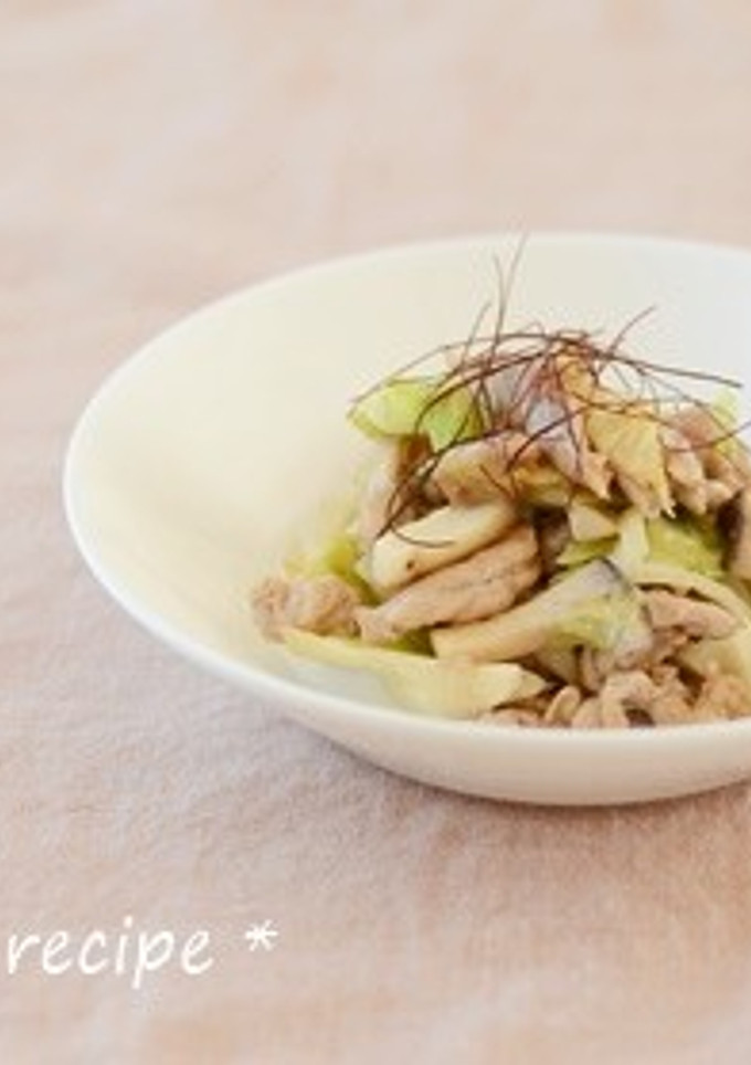 豚肉とキノコの中華風炒め-レシピのメイン写真