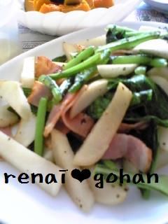 簡単すぎる❤カブとベーコンの炒め物-レシピのメイン写真