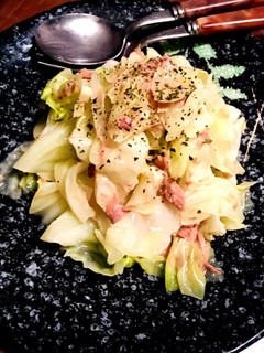 【簡単】キャベツとシーチキンのバター蒸し-レシピのメイン写真