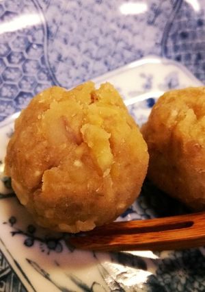 栗茶巾絞り-レシピのメイン写真