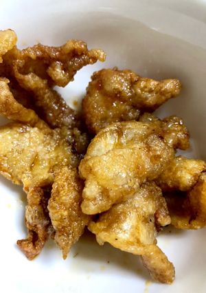 簡単！鶏皮の甘辛おつまみ-レシピのメイン写真